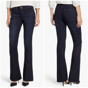 💕WIT & WISDOM💕 'Ab' Solution Itty Bitty Bootcut Jeans ~ Indigo Blue 8 NWT